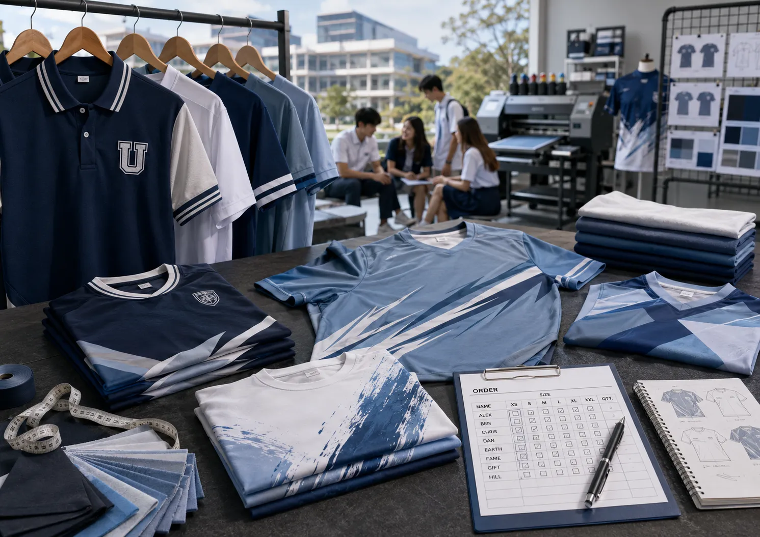 รับผลิตเสื้อรุ่น เสื้อมหาวิทยาลัย กีฬาสี โอกาสตลาดนักศึกษา